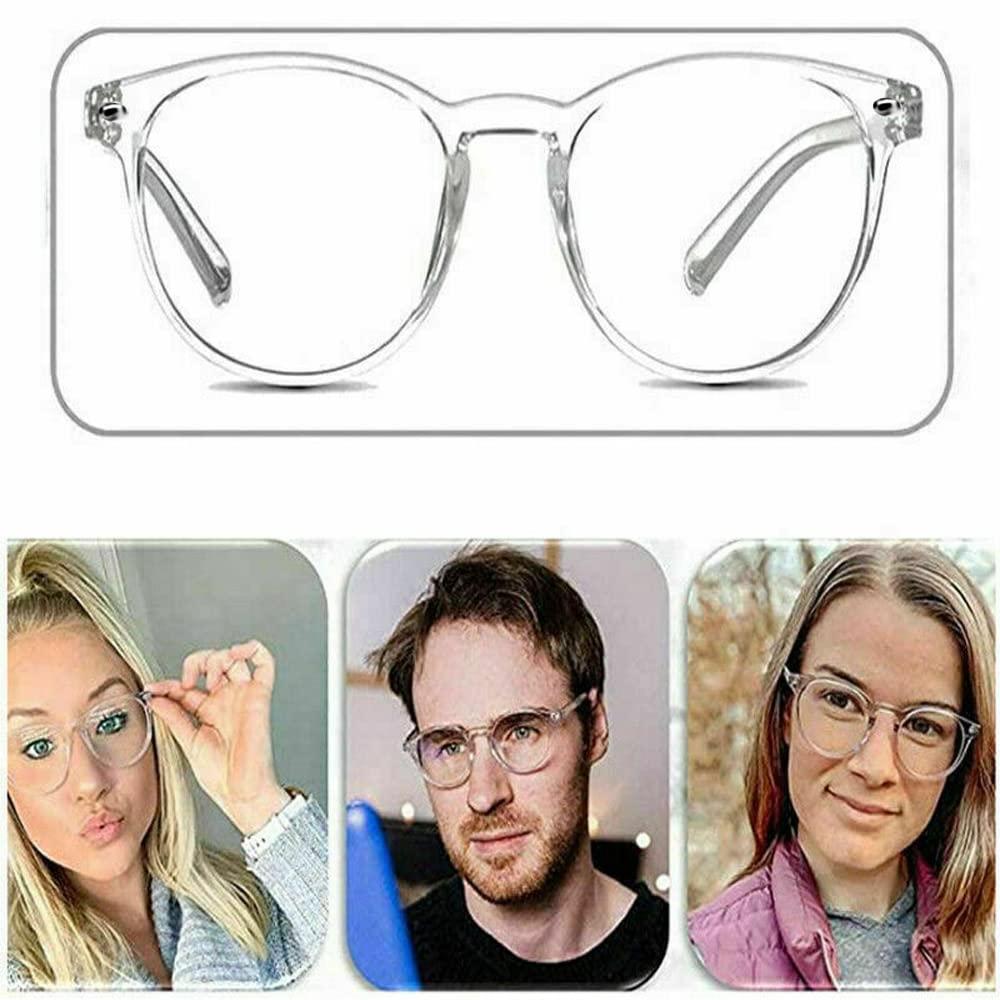 Unisex Clear Cat-Eye Sunglasses – Stylish Metal Frame Casual Glass Lens Eyewear | SFYKART