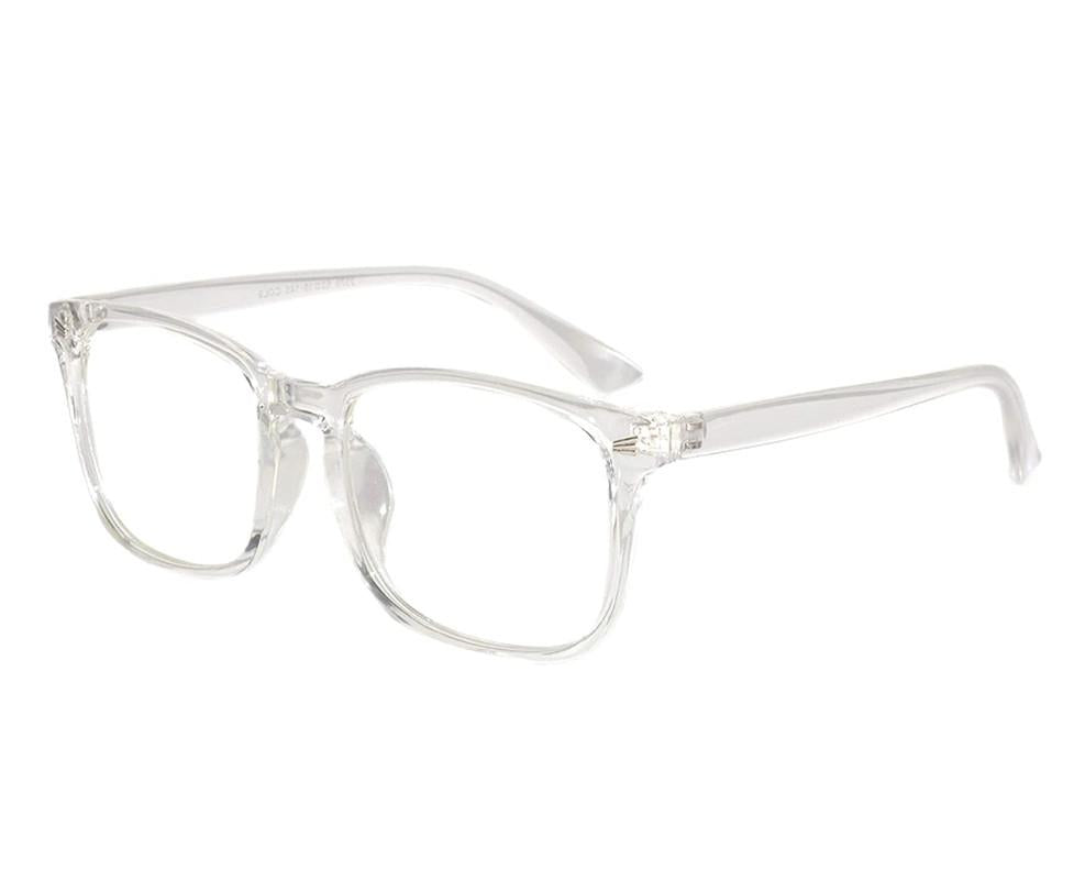 Unisex Clear Cat-Eye Sunglasses – Stylish Metal Frame Casual Glass Lens Eyewear | SFYKART