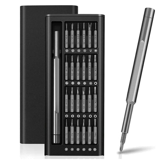 24-in-1 Precision Screwdriver Set – Aluminium Magnetic Repair Tool Kit for Mobile, Laptop & Electronics | SFYKART