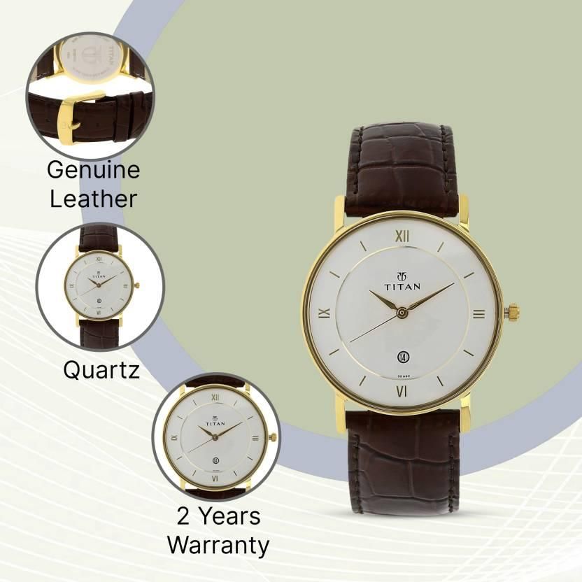 Exclusive Premium Watch – Brown Strap Stainless Steel Analog Wristwatch for Men | SFYKART