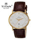 Exclusive Premium Watch – Brown Strap Stainless Steel Analog Wristwatch for Men | SFYKART