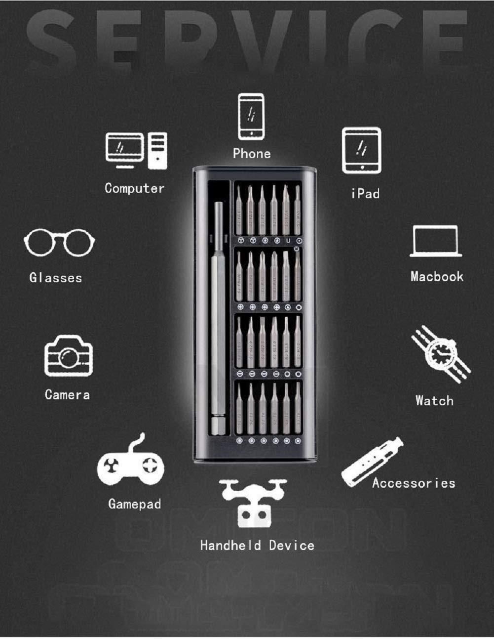 24-in-1 Precision Screwdriver Set – Aluminium Magnetic Repair Tool Kit for Mobile, Laptop & Electronics | SFYKART