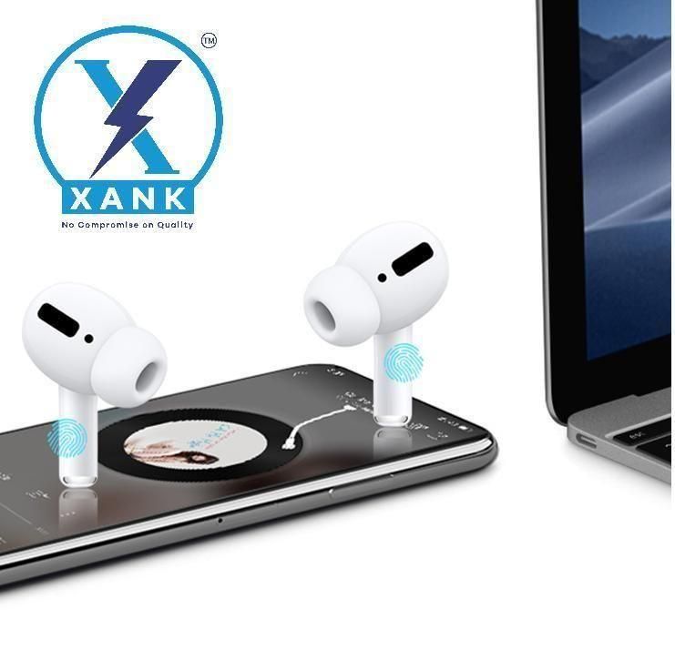 XANK AirPods Pro with Wireless Charging Case – Sensor Enabled Bluetooth True Wireless Headset (White) | SFYKART