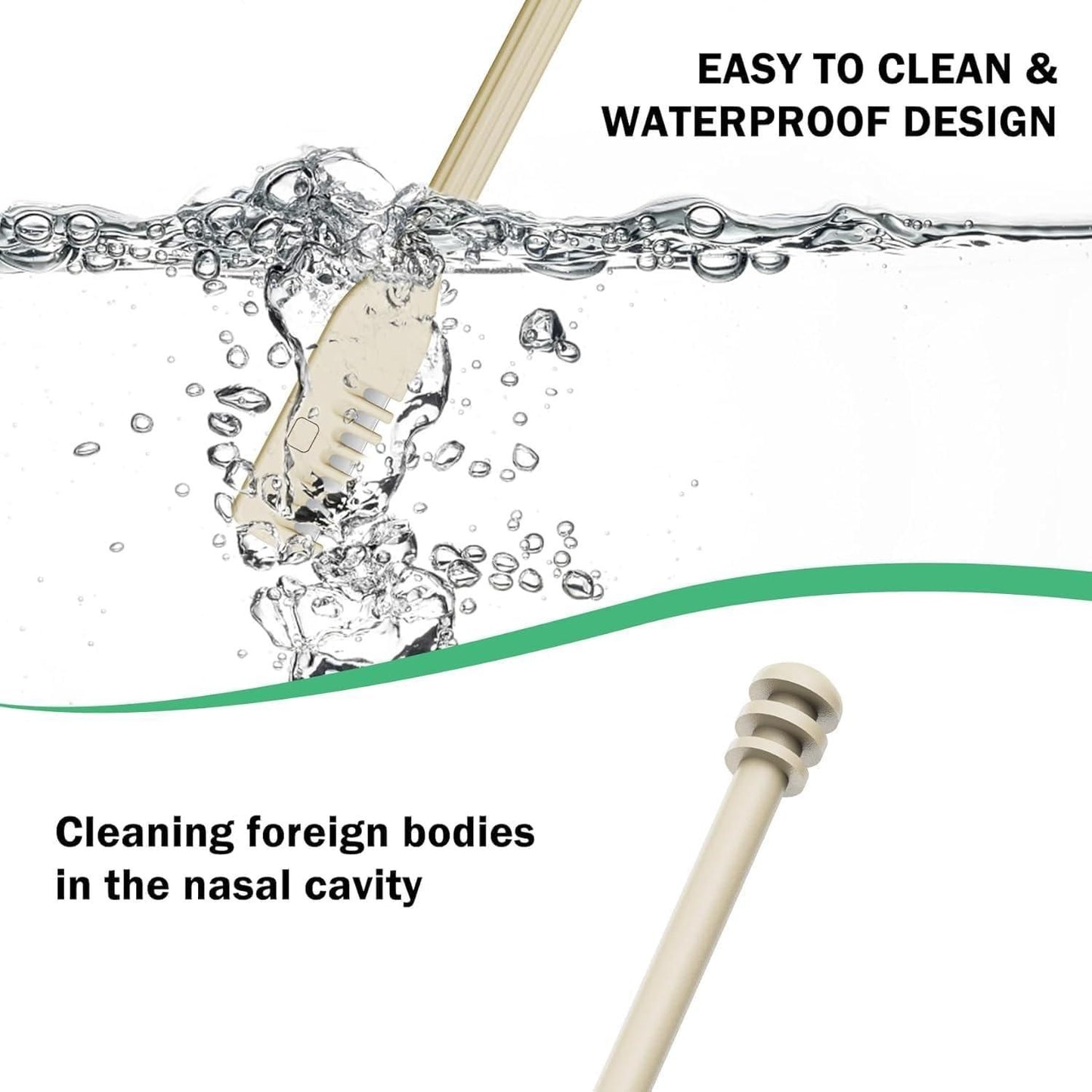 Pack of 2 Nose Hair Cutter – 360° Rotating Manual Nose Hair Removal Tool Tweezers for Unwanted Hair Treatment (Unisex) | SFYKART