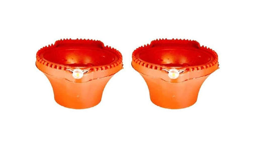 LED Light Water Sensor Diyas – Decorative Ambient Lights for Festivals & Home Décor (Pack of 6/12/18/24) | SFYKART