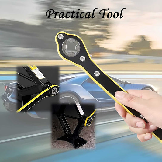 Car Jack and Lug Wrench – Heavy Duty Alloy Steel Tyre Lifting & Wheel Repair Tool | SFYKART