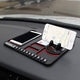 HSR Car Accessories Multifunction Phone & GPS Holder – Anti-Slip Silicone Pad Dashboard Mobile Stand with Parking Number Display | SFYKART