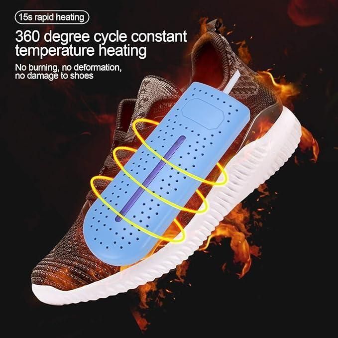 Electric Shoe Dryer – Fast Drying Device with 360° Heating, Dehumidifying & Deodorizing for All Shoe Types (Blue) | SFYKART