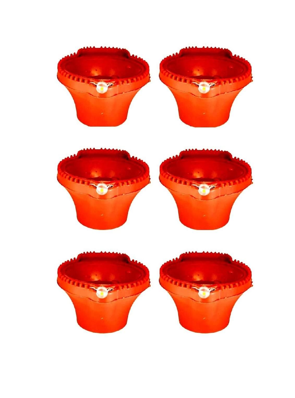 LED Light Water Sensor Diyas – Decorative Ambient Lights for Festivals & Home Décor (Pack of 6/12/18/24) | SFYKART