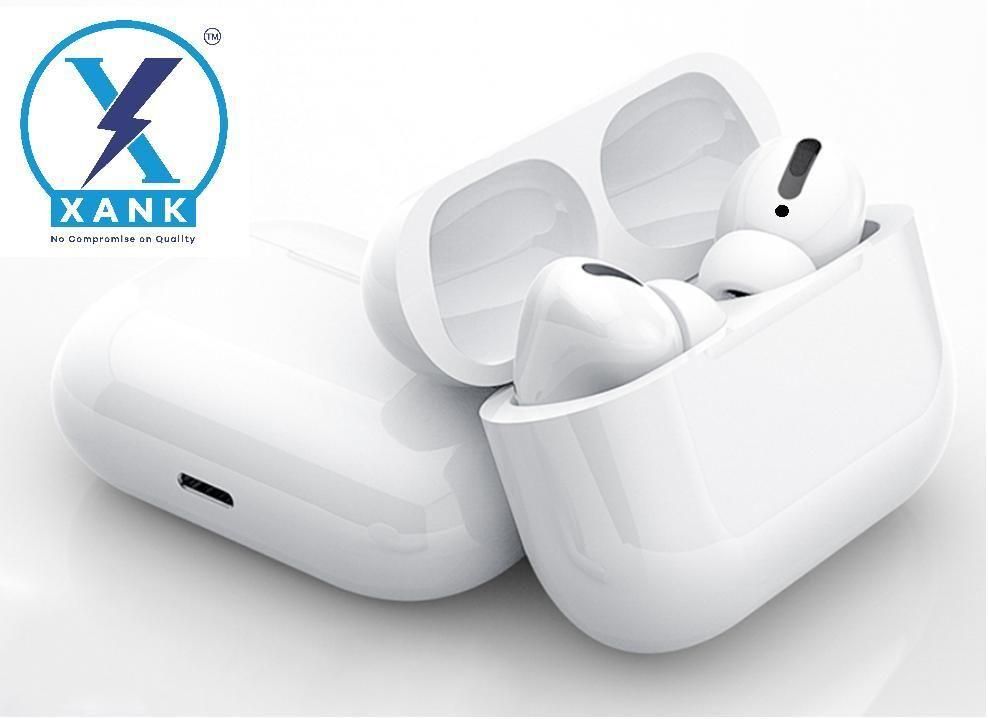 XANK AirPods Pro with Wireless Charging Case – Sensor Enabled Bluetooth True Wireless Headset (White) | SFYKART