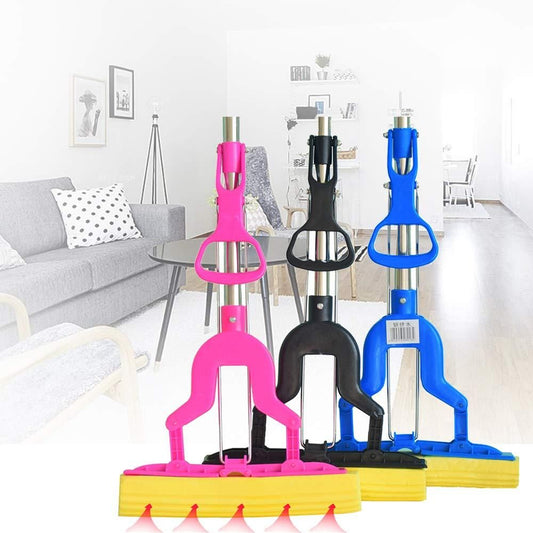 Magic Sponge Floor Cleaning Mop – Folding, Absorbing & Squeeze Water Mop for Home Cleaning (Assorted Colors) | SFYKART