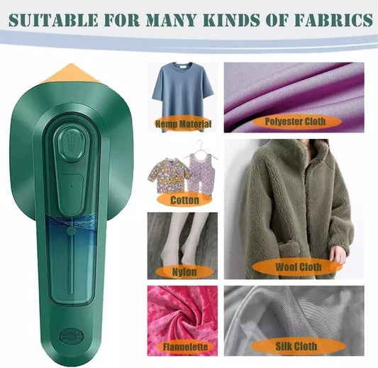 Portable Iron Travel Steamer for Clothes – Mini Handheld Press with Dry & Wet Ironing, Titanium Panel (Compact Travel Iron) | SFYKART