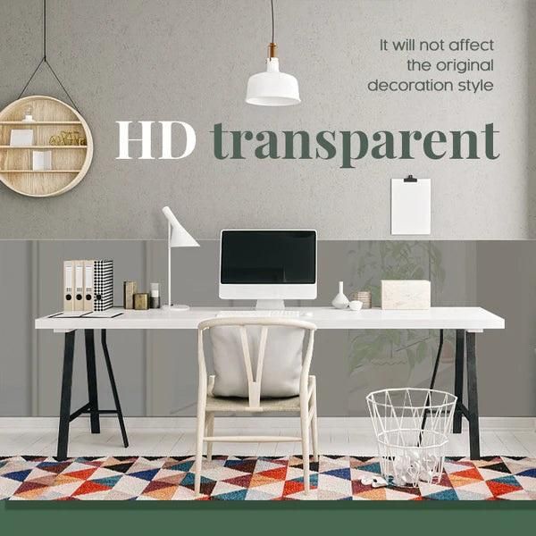 Self-Adhesive Transparent Electrostatic Wall Protection Film – Waterproof PP Sheet for Wall & Furniture (Buy 1 Get 1 Free, Pack of 2) | SFYKART