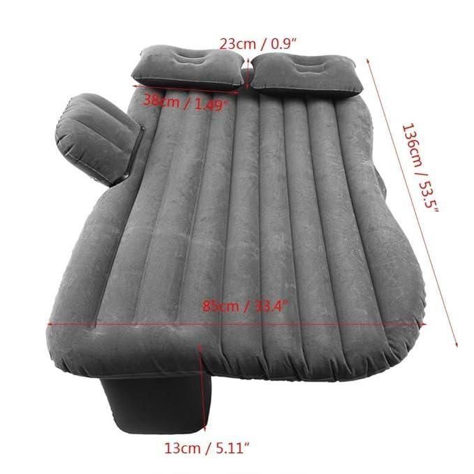Car Travel Bed Mattress with 2 Air Pillows – Inflatable Portable PVC Flocking Foldable Car Sleeping Mattress | SFYKART