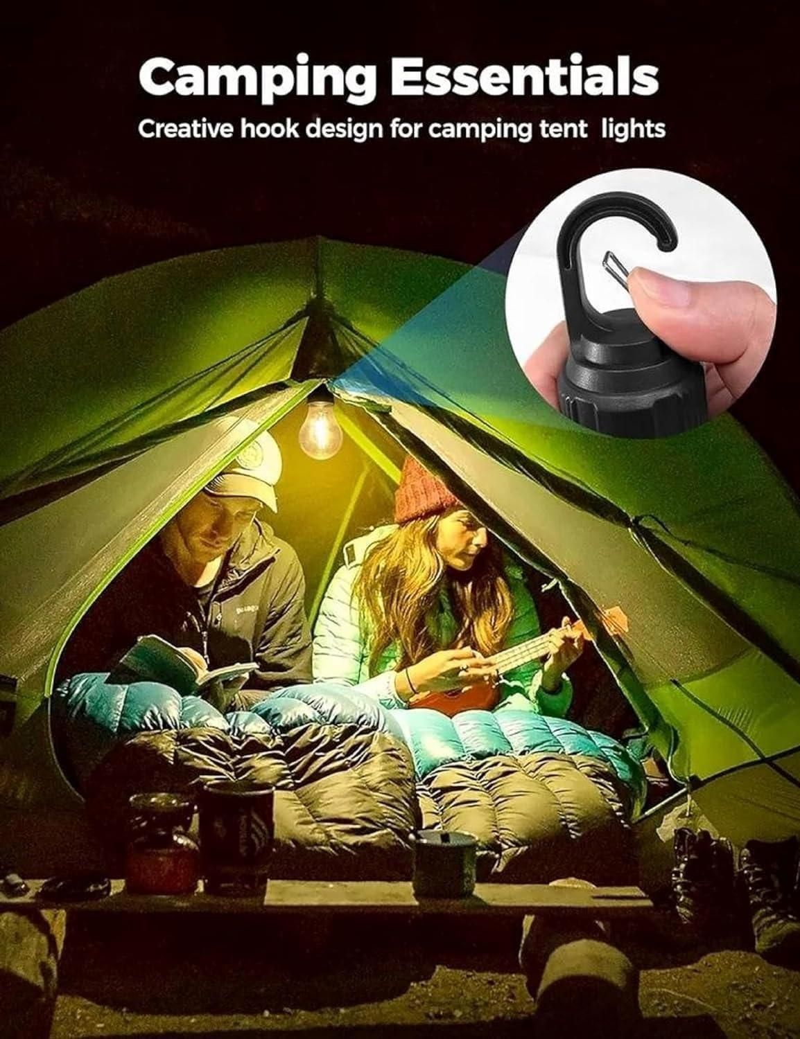 Decorative Hanging Bulb – Rechargeable 3 Modes Tent Lamp with USB Type-C Charging for Camping & Outdoor Use | SFYKART