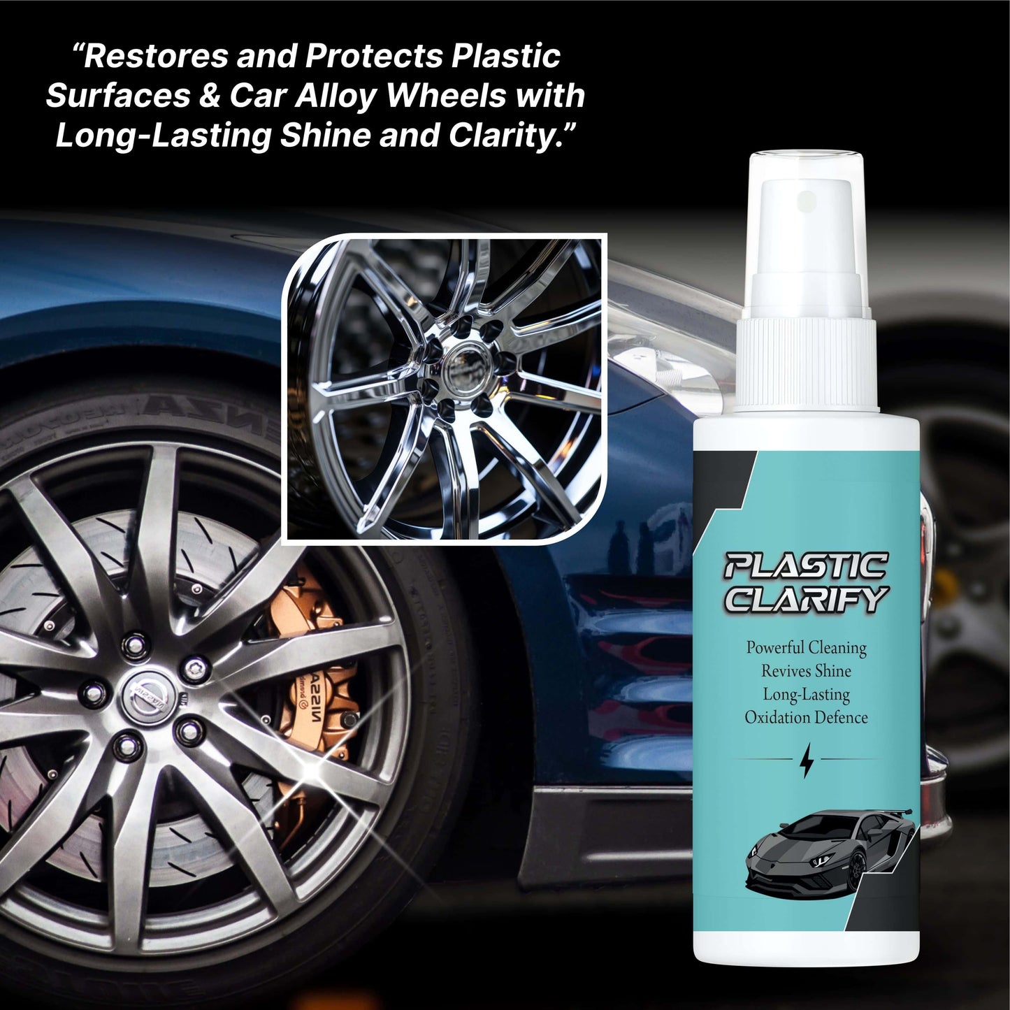 Plastic Clarify 200gm (Pack of 2) – Multi-Surface Car Interior Cleaner for Shine & Freshness | SFYKART