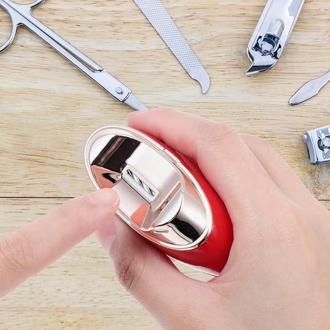 Electric Nail Clipper/Trimmer – Automatic Portable Nail Cutter for Adults & Kids (Random Color) | SFYKART