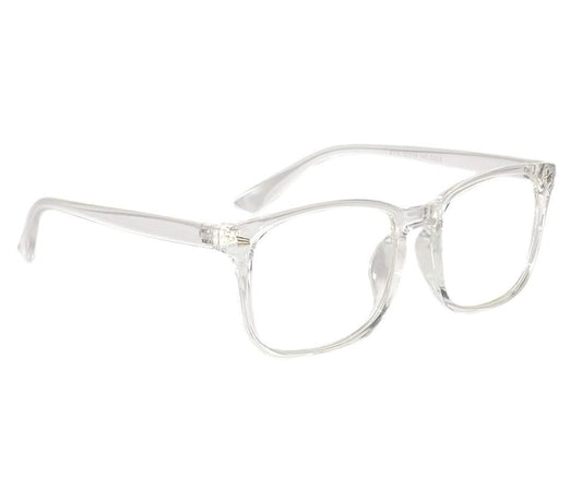Unisex Clear Cat-Eye Sunglasses – Stylish Metal Frame Casual Glass Lens Eyewear | SFYKART