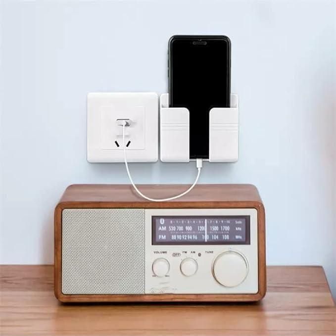 Wall Mounted Mobile Holder with Adhesive Strips – No Drill Charging Stand for Smartphones | SFYKART
