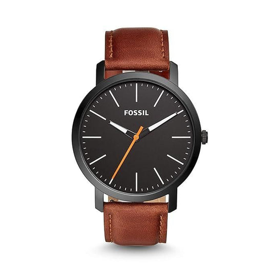 Fossil City Collection Premium Analog Watch (Model K2G226G6) – Unisex Rose Gold Stainless Steel Case with Brown Leather Strap | SFYKART