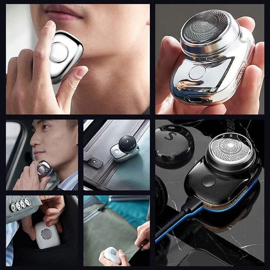Mini Electric Shaver – Portable Steel Blade Shaver for Men’s Grooming & Travel Use | SFYKART