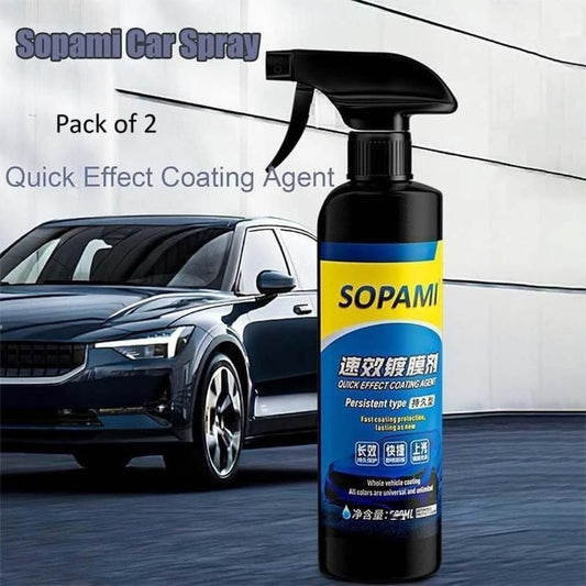 Sopami Car Coating Spray 50ml (Pack of 2) – Multipurpose Liquid Protection for Car & Household Surfaces | SFYKART