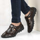 Brown Roman Sandals for Men – Faux Leather Casual Slip-On Footwear, Comfortable & Stylish Outdoor Sandals (UK 6-10)