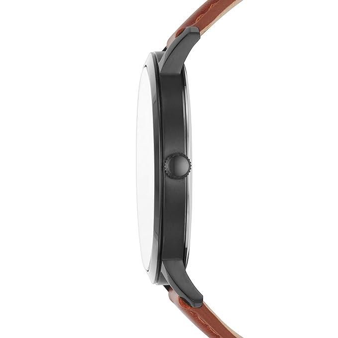 Fossil City Collection Premium Analog Watch (Model K2G226G6) – Unisex Rose Gold Stainless Steel Case with Brown Leather Strap | SFYKART