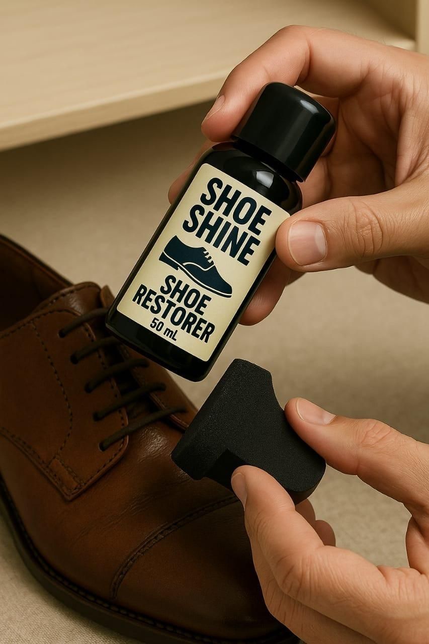 Shoe Shine Restorer 50ml – Instant Leather Polish for Formal & Casual Shoes | SFYKART