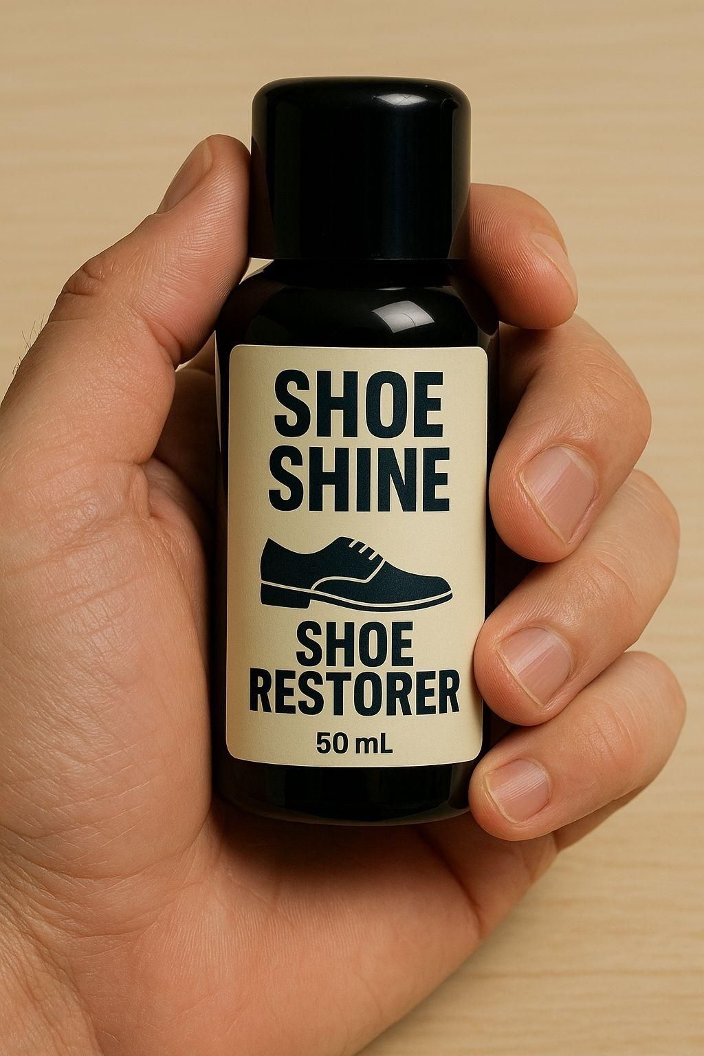 Shoe Shine Restorer 50ml – Instant Leather Polish for Formal & Casual Shoes | SFYKART