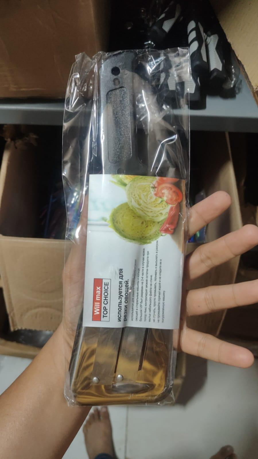 Slicer Double Blade Slicing Knife – Stainless Steel Sharp Cutter for Kitchen & Vegetable/Fruit Slicing | SFYKART