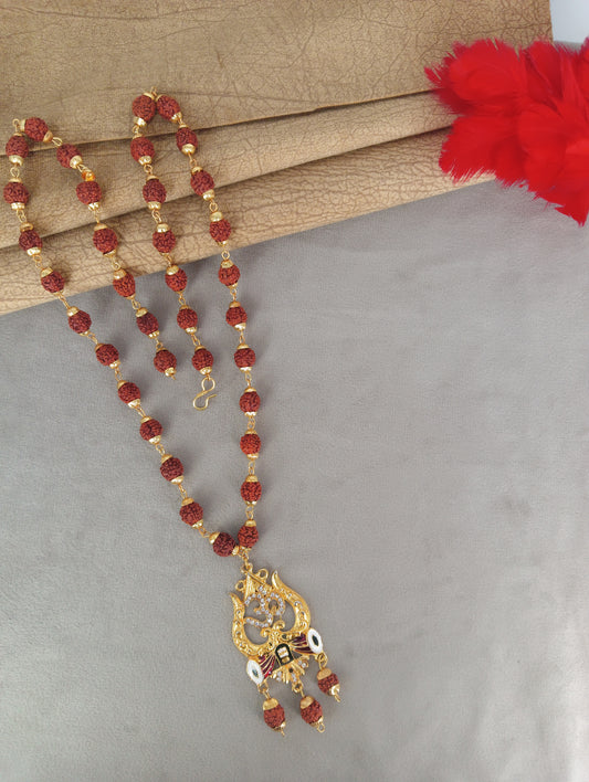 Luxurious Men's Gold Plated Pendant with Chain Vol 3 – Stylish Gold-Tone Jewelry for Men | SFYKART