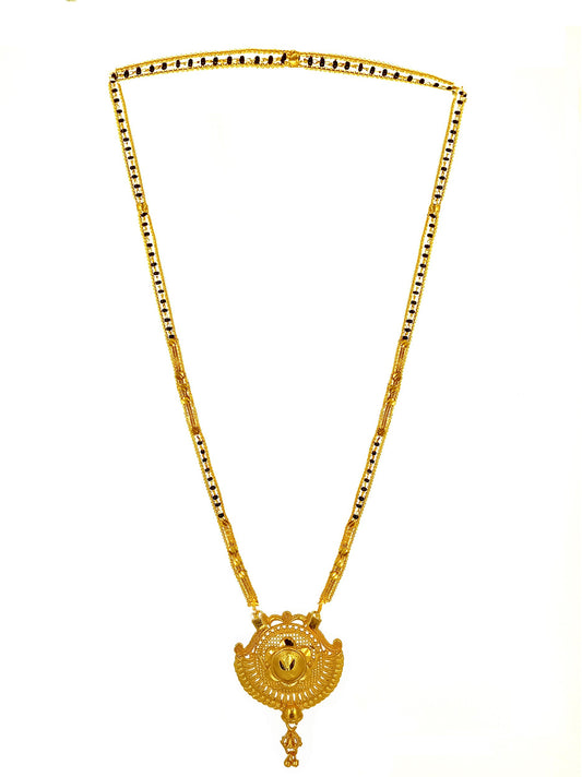 Pretty Gold Plated Mangalsutra – Traditional Jewelry for Women | SFYKART