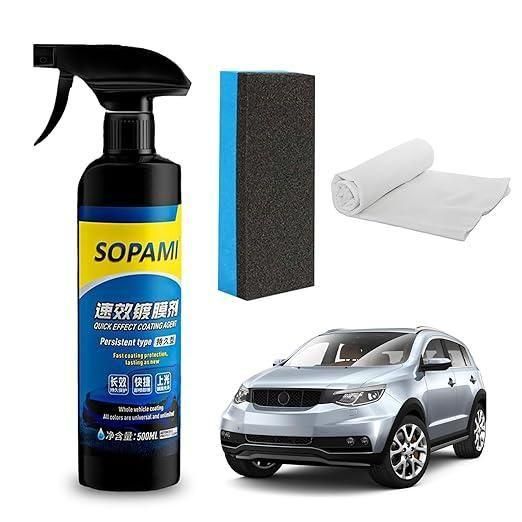Sopami Car Coating Spray 50ml (Pack of 2) – Multipurpose Liquid Protection for Car & Household Surfaces | SFYKART