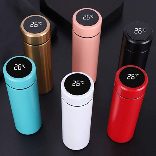 LED Temperature Display Flask – Smart Double Wall Vacuum Insulated Bottle with Long Battery Life | SFYKART