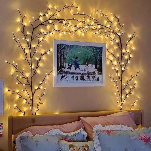 Tree Branch LED Lights – Flexible & Bendable Decorative Indoor Fairy Lights for Home & Festive Décor (Assorted Color) | SFYKART
