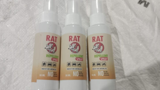 Rat Repellent Spray 50ml (Pack of 3) – Liquid Rodent Control for Home, Kitchen & Vehicles | SFYKART