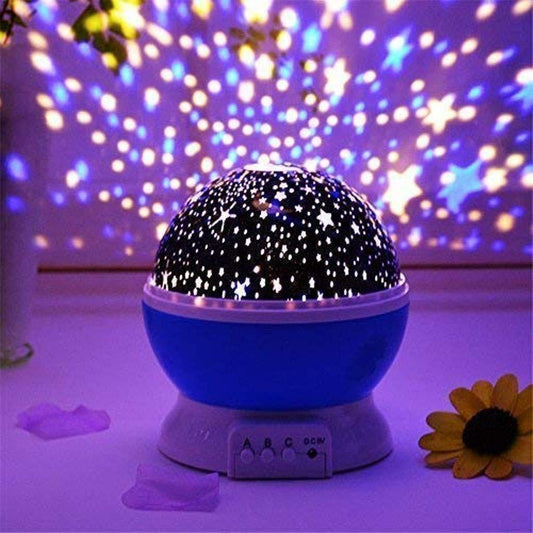 Star Projector Night Light – 360° Romantic Galaxy Lamp with LED Multicolor Projection for Kids & Home Decor | SFYKART