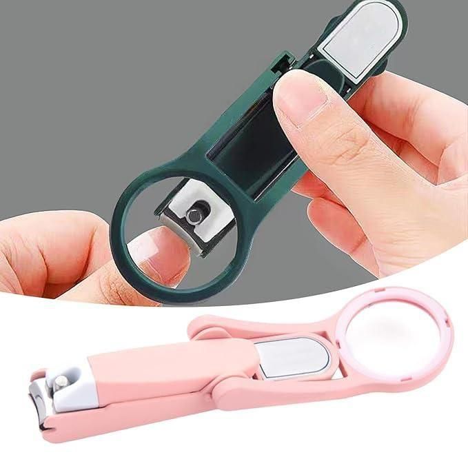 Nail Clipper with Magnifying Glass – Stainless Steel Precision Cutter for Easy & Safe Nail Care | SFYKART
