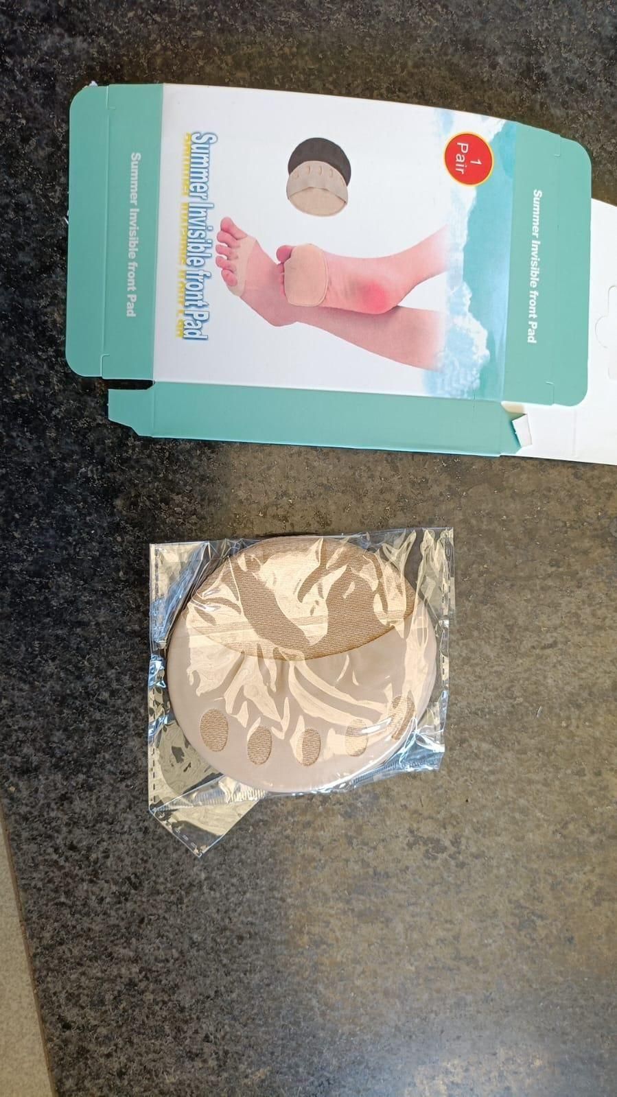 Invisible Fashion Women Toe Pad Inserts – Ruffle Wave Half Insoles Five Toes Socks for Comfort & Style (Pack of 2 Pairs, Black/Beige) | SFYKART